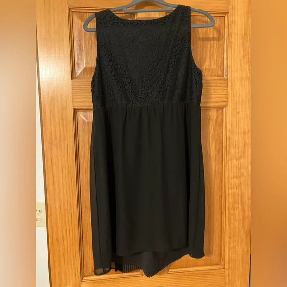 H&M Maternity Cocktail Dress Black Lace and chiffon small‎ - Picture 9 of 10